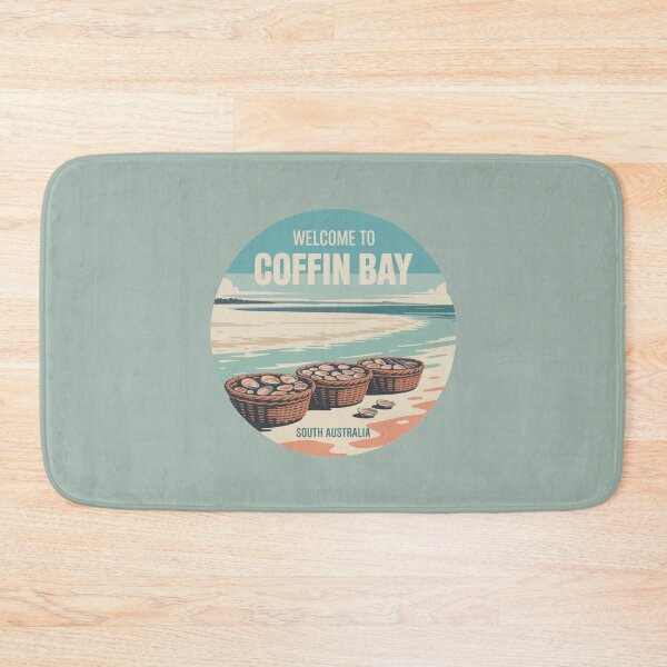 Item preview, Welcome to Coffin Bay — Eyre Peninsula Vintage Travel Sticker designed and sold by Random Designs.