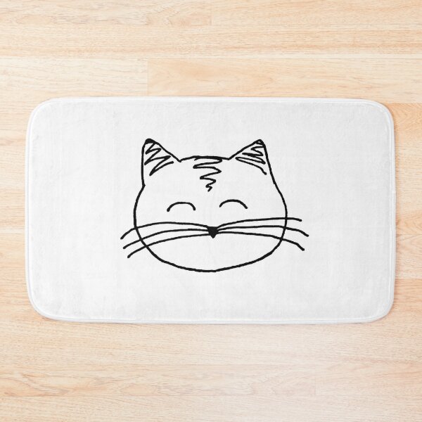 Item preview, Cat face doodle designed and sold by whimsical kitty.