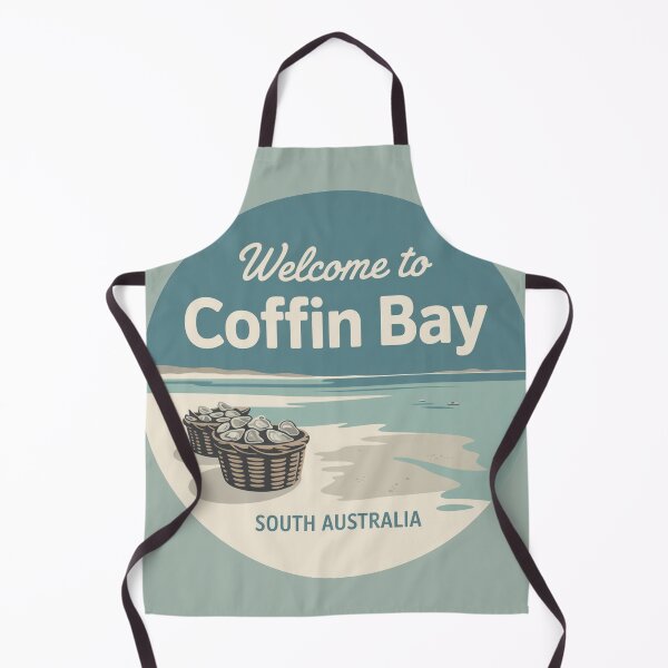 Item preview, Coffin Bay — Eyre Peninsula Vintage Travel Sticker designed and sold by Random Designs.