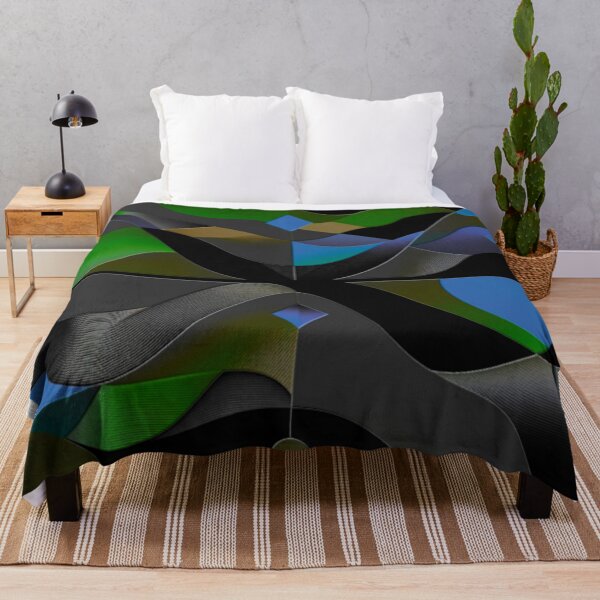 Item preview, prismatic rhythm dark blend colorful geometric abstract design designed and sold by SmashingDeals.