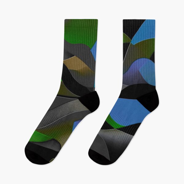 Item preview, prismatic rhythm dark blend colorful geometric abstract design designed and sold by SmashingDeals.