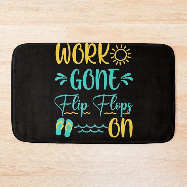 Item preview, School Work Gone Flip Flops On Teacher Summer Vacation designed and sold by PattonJillian.