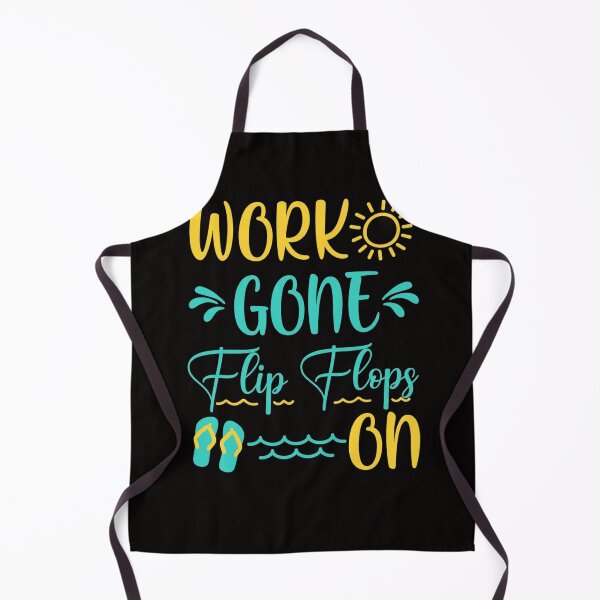 Item preview, School Work Gone Flip Flops On Teacher Summer Vacation designed and sold by PattonJillian.