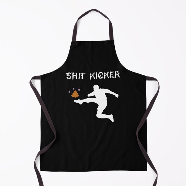 Item preview, Funny Soccer Shit Kicker - Visual Pun & Player Silhouette designed and sold by Oaks Creations.