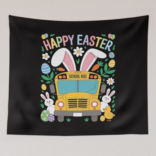 Item preview, School Bus Driver Happy Easter designed and sold by PattonJillian.
