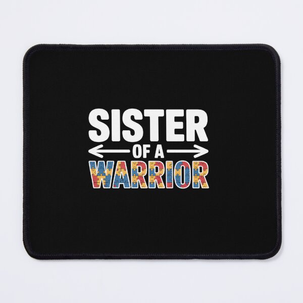 Item preview, Sister Of A Warrior Family Sis World Autism Awareness Day designed and sold by Catharsiscath.
