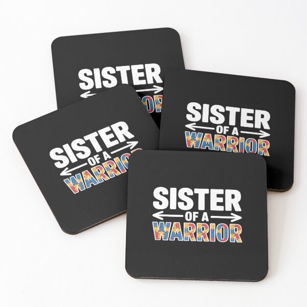 Item preview, Sister Of A Warrior Family Sis World Autism Awareness Day designed and sold by Catharsiscath.