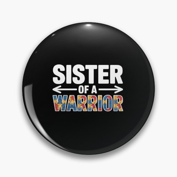 Item preview, Sister Of A Warrior Family Sis World Autism Awareness Day designed and sold by Catharsiscath.