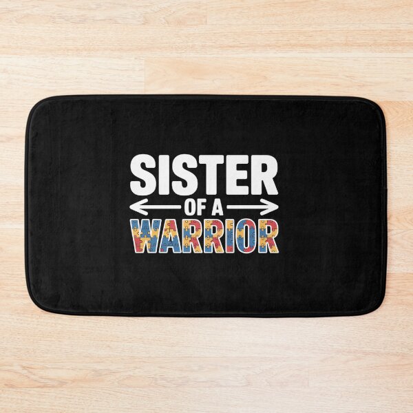 Item preview, Sister Of A Warrior Family Sis World Autism Awareness Day designed and sold by Catharsiscath.