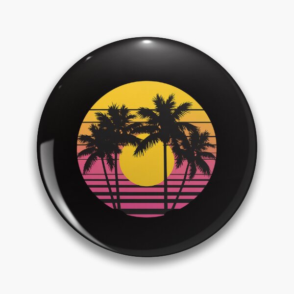 Item preview, Palm Trees Beach Sunset 80s Summer Vacation Men Women Girls Kids designed and sold by PattonJillian.