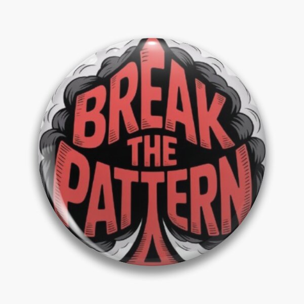 Item preview, Break the Pattern Bold Typography Design designed and sold by NewUSShop.