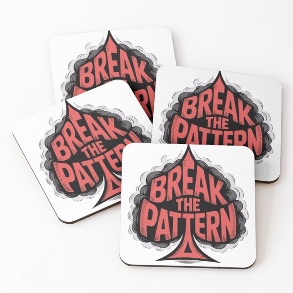 Item preview, Break the Pattern Bold Typography Design designed and sold by NewUSShop.