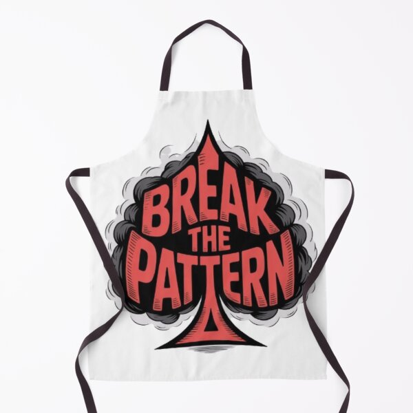 Item preview, Break the Pattern Bold Typography Design designed and sold by NewUSShop.