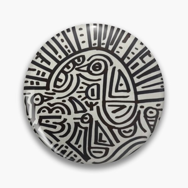 Item preview, Beautiful Birds Black Abstract Marker designed and sold by Water.mel.on.