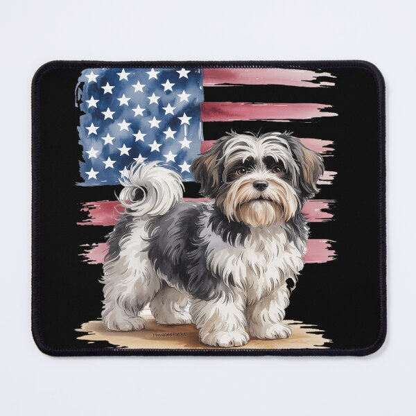 Item preview, Havanese American Flag USA Patriotic Dog Lover designed and sold by Tatianamiobi.
