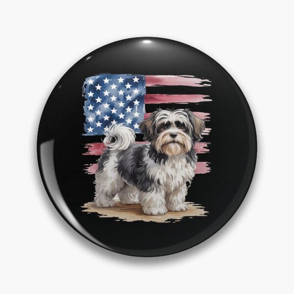 Item preview, Havanese American Flag USA Patriotic Dog Lover designed and sold by Tatianamiobi.
