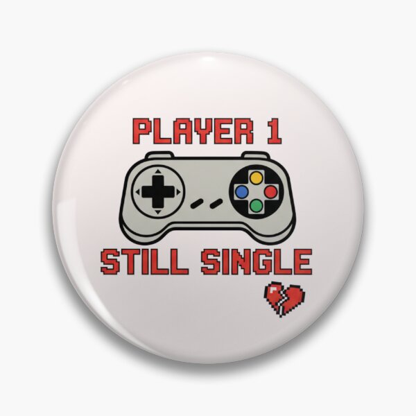 Item preview, Player 1 Still Single Retro Gaming Valentine designed and sold by Nordic Echo.