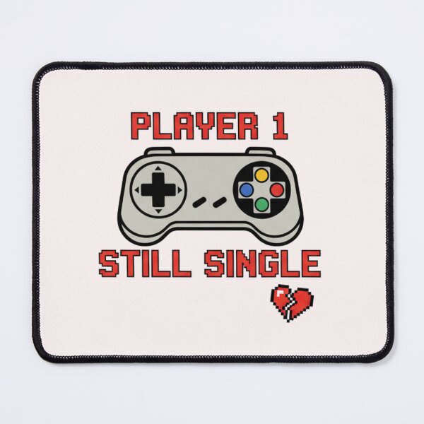Item preview, Player 1 Still Single Retro Gaming Valentine designed and sold by Nordic Echo.