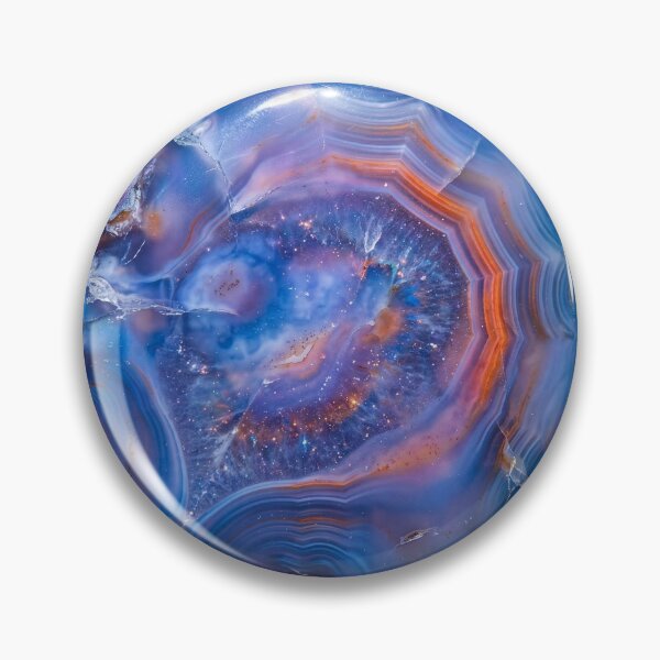 Item preview, Blue and Orange Agate designed and sold by Tridentulus.