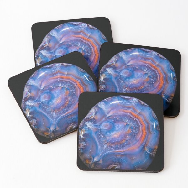 Item preview, Blue and Orange Agate designed and sold by Tridentulus.