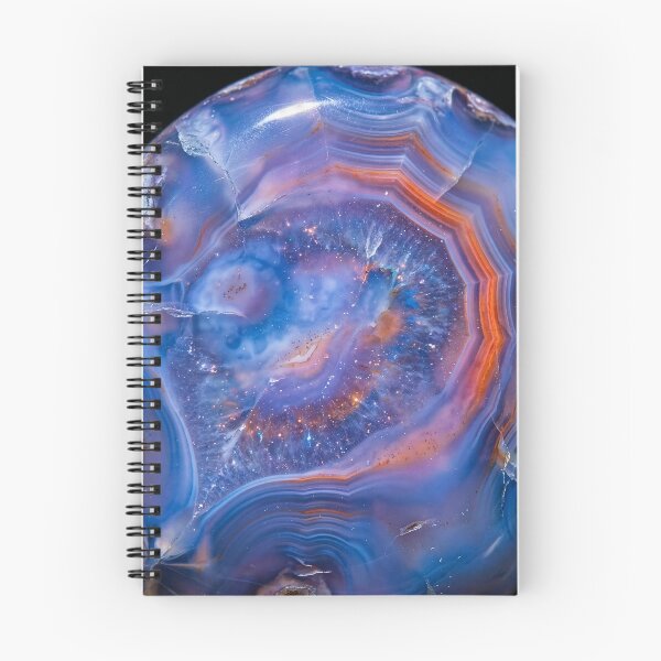 Item preview, Blue and Orange Agate designed and sold by Tridentulus.