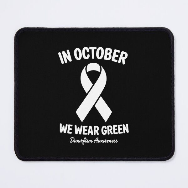 Item preview, Heart In October We Wear Green Dwarfism Awareness Ribbon designed and sold by repconomArt.