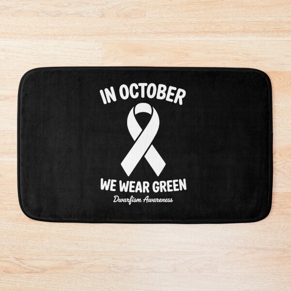 Item preview, Heart In October We Wear Green Dwarfism Awareness Ribbon designed and sold by repconomArt.