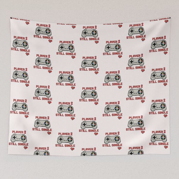 Item preview, Player 2 Still Single Retro Gaming Valentine designed and sold by Nordic Echo.