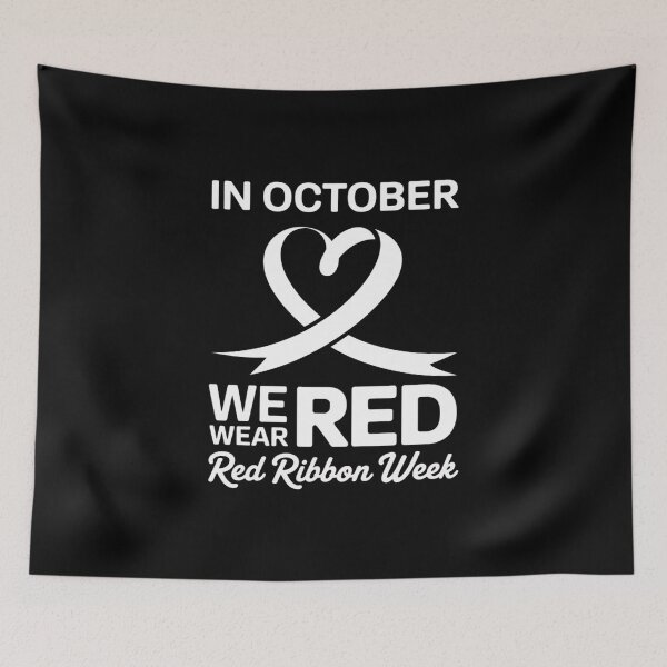 Item preview, Heart In October We Wear Red Ribbon Week Awareness 2026  designed and sold by repconomArt.