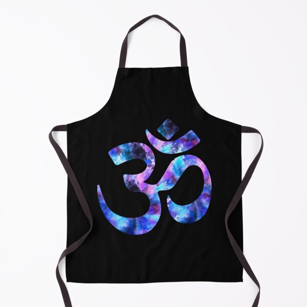 Item preview, Cosmic Galaxy Om Symbol Purple Nebula Space Art designed and sold by Reminixi.