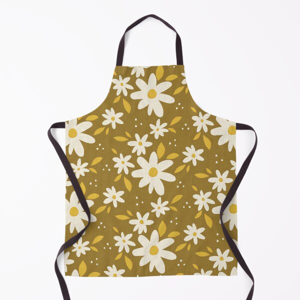 Item preview, Boho Daisy Print - Avocado Gold designed and sold by LoveAlways-AEP.