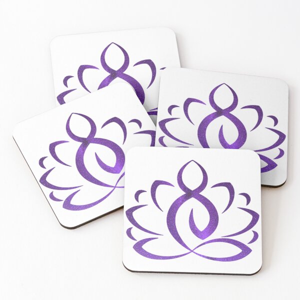 Item preview, Namaste Yoga Tree Pose Sunset Silhouette Symbol designed and sold by Reminixi.