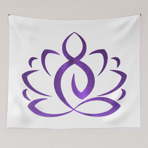 Artikelvorschau, Namaste Yoga Baum Pose Sonnenuntergang Silhouette Symbol entworfen und verkauft von Reminixi.
