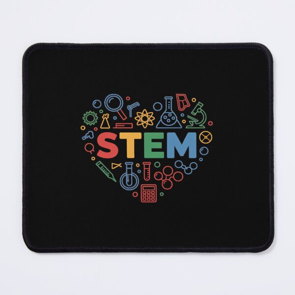 Item preview, STEM Heart - Science Technology Engineering Math Teachers designed and sold by repconomArt.