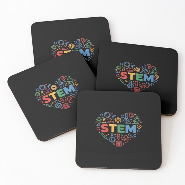 Item preview, STEM Heart - Science Technology Engineering Math Teachers designed and sold by repconomArt.