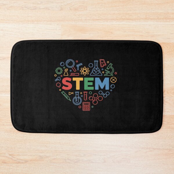 Item preview, STEM Heart - Science Technology Engineering Math Teachers designed and sold by repconomArt.