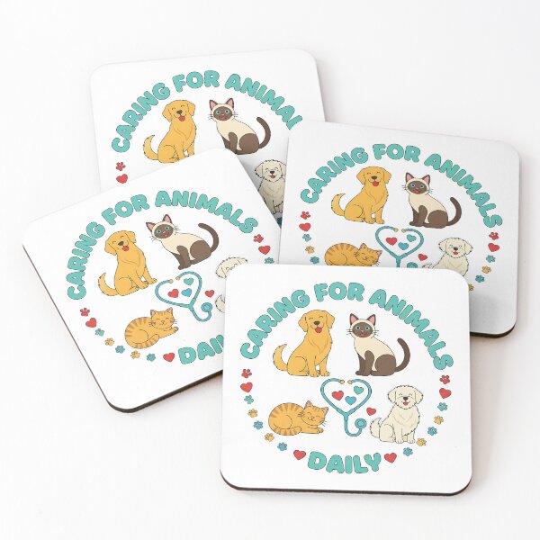 Item preview, Caring for Animals Daily Veterinarian Shirt – Vet Life Animal Care Tee designed and sold by Muzgle.