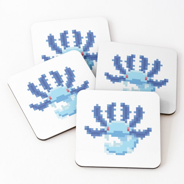 Item preview, Pixel Axolotl - Blue designed and sold by ZephyrVyn.