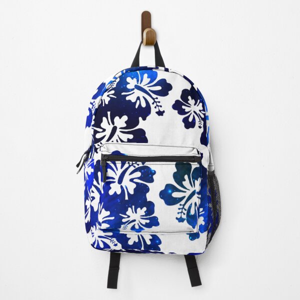 Item preview, Blue Galaxy Hibiscus Floral Cluster Tropical Pattern designed and sold by Reminixi.