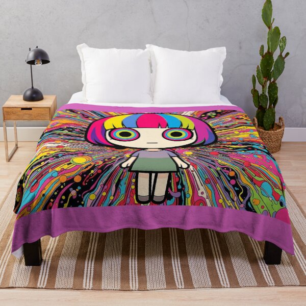 Item preview, Candy Girl | Psychedelic Pop Art Illustration designed and sold by DiamondSkyShirt.