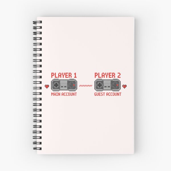 Item preview, Player 1 & 2 accounts vibration Retro Gaming Valentine designed and sold by Nordic Echo.