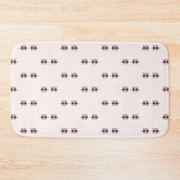 Item preview, Player 1 & 2 accounts vibration Retro Gaming Valentine designed and sold by Nordic Echo.