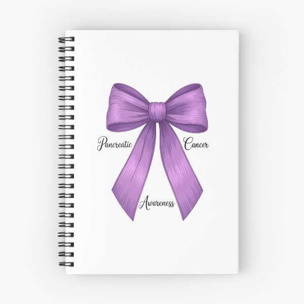 Item preview, Purple Coquette Bow Cure Pancreatic Cancer Awareness designed and sold by EllenJast.