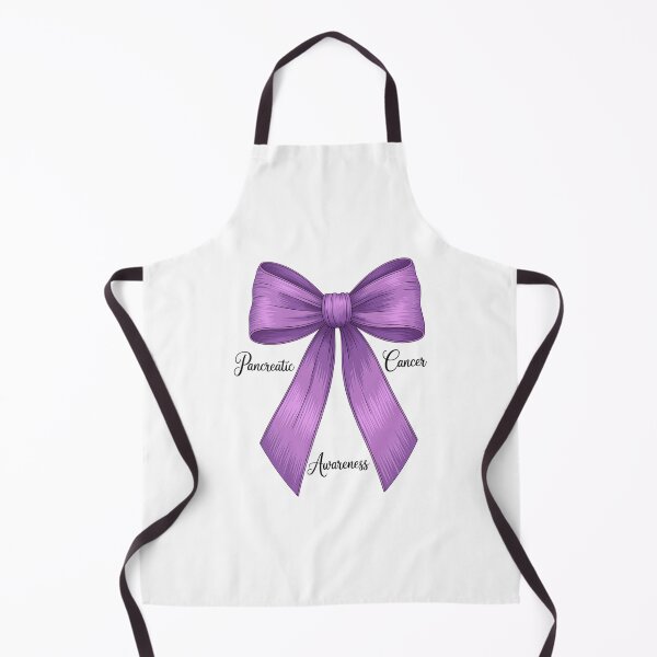 Item preview, Purple Coquette Bow Cure Pancreatic Cancer Awareness designed and sold by EllenJast.