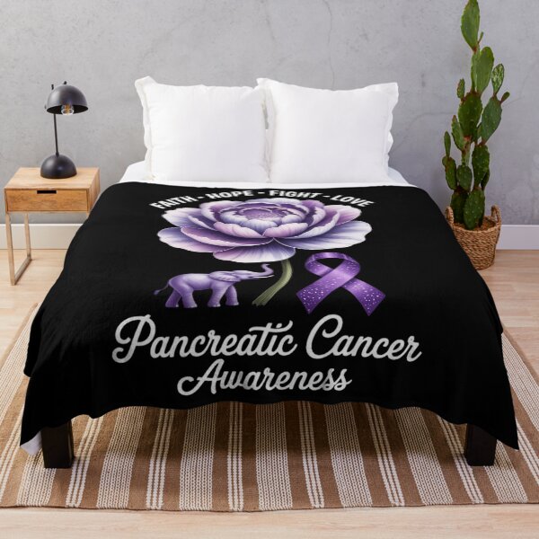 Item preview, Purple Ribbon Gift Pancreatic Cancer Awareness designed and sold by EllenJast.