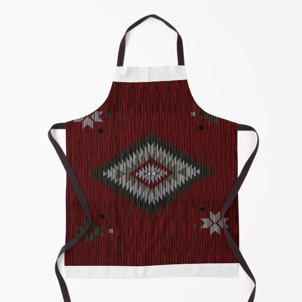 Item preview, Western style carpet and area rug design in rich red tones, inspired by cowboy culture and Southwestern aesthetics. designed and sold by Line-Aura.