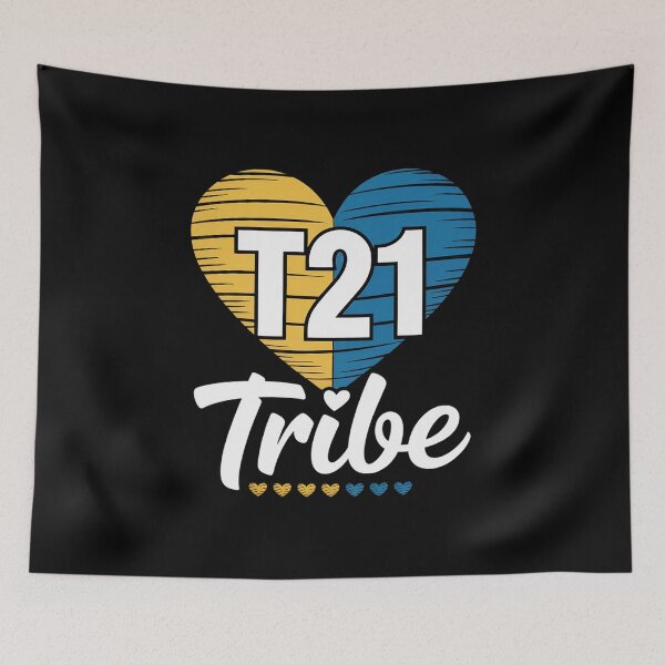 Item preview, T21 Tribe 21 World Down Syndrome Awareness Day Heart designed and sold by repconomArt.