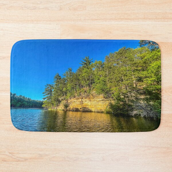 Item preview, Mirror Lake Cliffs and Water – Wisconsin Summer designed and sold by aadventures.