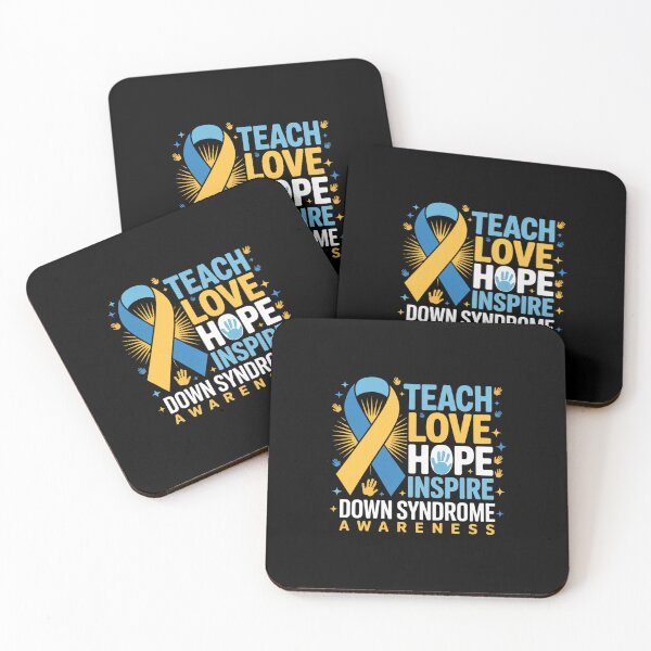 Item preview, Teach Love Hope World Down Syndrome Day Down Syndrome designed and sold by repconomArt.