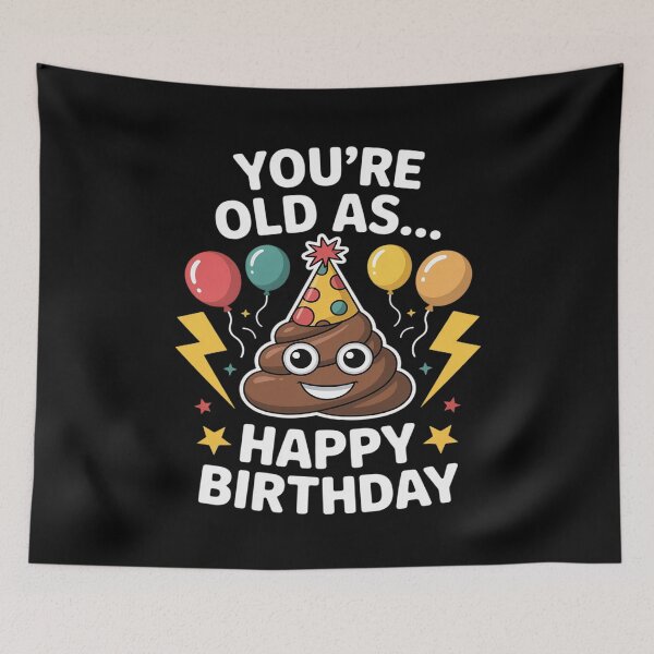 Item preview, Hilarious Birthday Poop Theme Sink Or Float Waste designed and sold by Tatianamiobi.